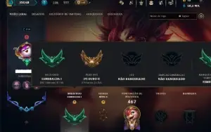 Esmeralda 1 com TODOS os Champs e 60 Skins ( TOP / ADC )