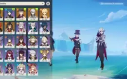 🟢Genshin Impact - ARLECCHINOc6 + Semblante Da Lua Carmesim✨
