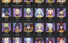 Conta AR 55 Raiden e Yelan e mais 5🌟 