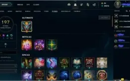 Conta de LOL todos os campeões lvl171 com itens de 2013