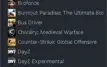 Conta Steam com alguns jogos e dlcs