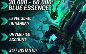 Conta LOL Lvl 30 Unranked