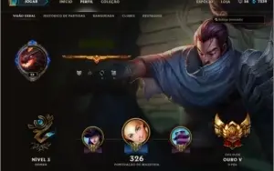 CONTA LEAGUE OF LEGENDS