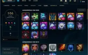 CONTA OURO 🌟 47 SKINS 🌟 116 CAMPEOES