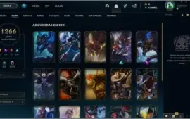 Conta League of Legends  1266 Skins ( PAX Skins +++)