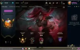 Conta lol 235 com 75