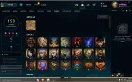 Conta lol 235 com 75