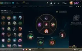 Conta lol 235 com 75