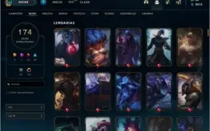 Conta League of Legends, 174 skins, 143 Campeões