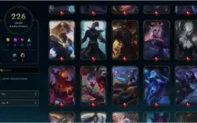 Conta do league of legends (com 226 skins)