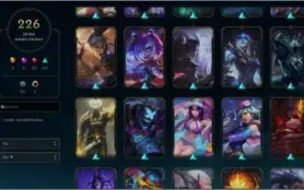 Conta do league of legends (com 226 skins)
