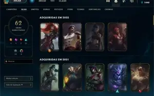 Conta LOL 2013 62 skins platina 3