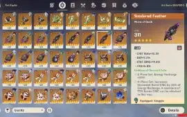 Conta AR 56 Genshin com varios personagens e armas 5*