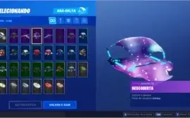 Conta Fortnite Galaxy + John Wick + Royale Bomber e mais