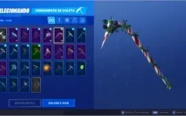 Conta Fortnite Galaxy + John Wick + Royale Bomber e mais