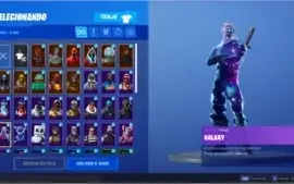 Conta Fortnite Galaxy + John Wick + Royale Bomber e mais