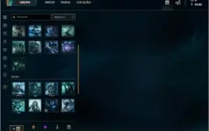 Conta gold, algumas skins boas no espolio.