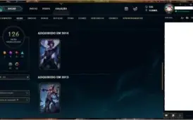 Conta League of Legends LOL! todas skins vitoriosas e mais!