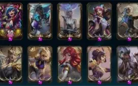 Conta DIAMANTE 74%WR + TODOS OS ETERNOS EA E RP, 384 skins