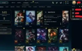 CONTA NV 84 COM 19 SKINS 46 CAMPEÕES
