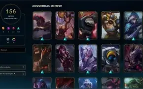 Conta League Of Legends (156 skins, Todos Campeões)