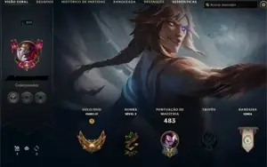 Conta League Of Legends (156 skins, Todos Campeões)