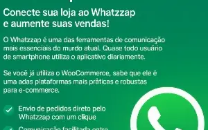 WooCommerce Whatzzap Order Plug+ Conecte sua loja Wordpress