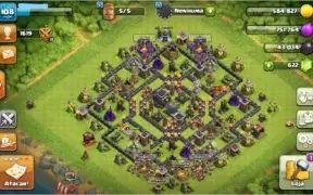 Clash of Clans & Clash Royale Centro da Vila nível 9 full.