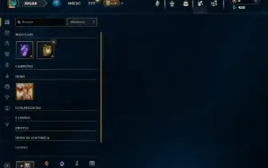 Ferro 2 com 20 Champs e 1 Fragmento de skin