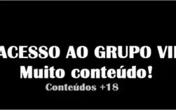 ACESSO AO GRUPO EXCLUSIVO