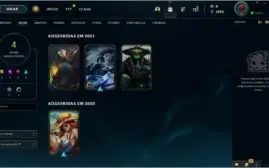 Conta platina 1 100PDL / 27 campeões / 4 skins