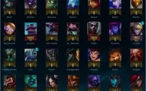 ACC LOL GOLD V - EX PLATINA 3  30 Skins 5 Paginas de runa