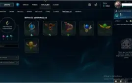 CONTA LOL - PLATINA 1 - SKINS VITORIOSAS DESDE A SEASON 3