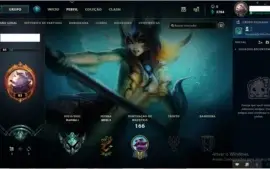 CONTA LOL - PLATINA 1 - SKINS VITORIOSAS DESDE A SEASON 3