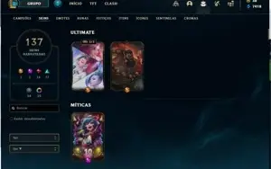 Conta lol ouro 4 137 skins