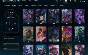 Conta lol ouro 4 137 skins