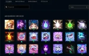 Conta LoL Ex Gold 3