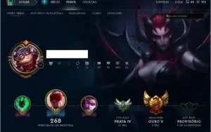 Conta League Of Legends Ouro 5 +50 champions +8 rune page