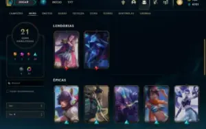 Fullacesso - Conta De 2019 - 21 Skins - Level 64