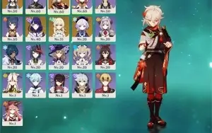 Ayaka, Kazuha, Raiden Ar40