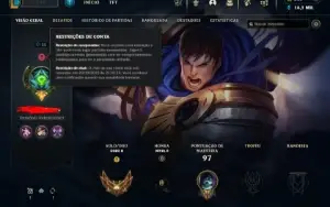 Conta Lol Gold 2 - Level 55 - 49 Champ - 17 Skins