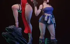 Jill Valentine Resiedent Evil 3d stl