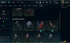 Vendo conta lol com 5 skins prestigio e 1 skin Mitica