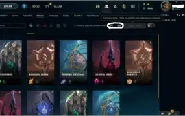 Vendo conta lol com 5 skins prestigio e 1 skin Mitica