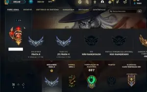 Conta prata 2 com TODOS os champs e 238 Skins + 7 Vitoriosas