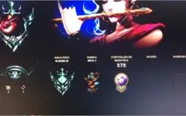 CONTA LEAGUE OF LEGENDS PLAT 3 149 SKINS