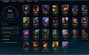 Conta de LOL MESTRE C / 69 % DE VITÓRIA