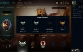 Conta League of legends Lv71 Gold no 3v3 S7.