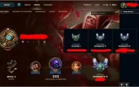 Conta league of legends todos campeos diamante