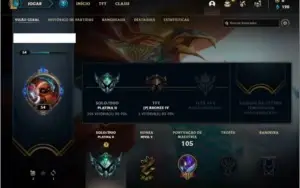 Conta platina 2 com 10 skins e 51 champs ( MAIN JG / TOP )